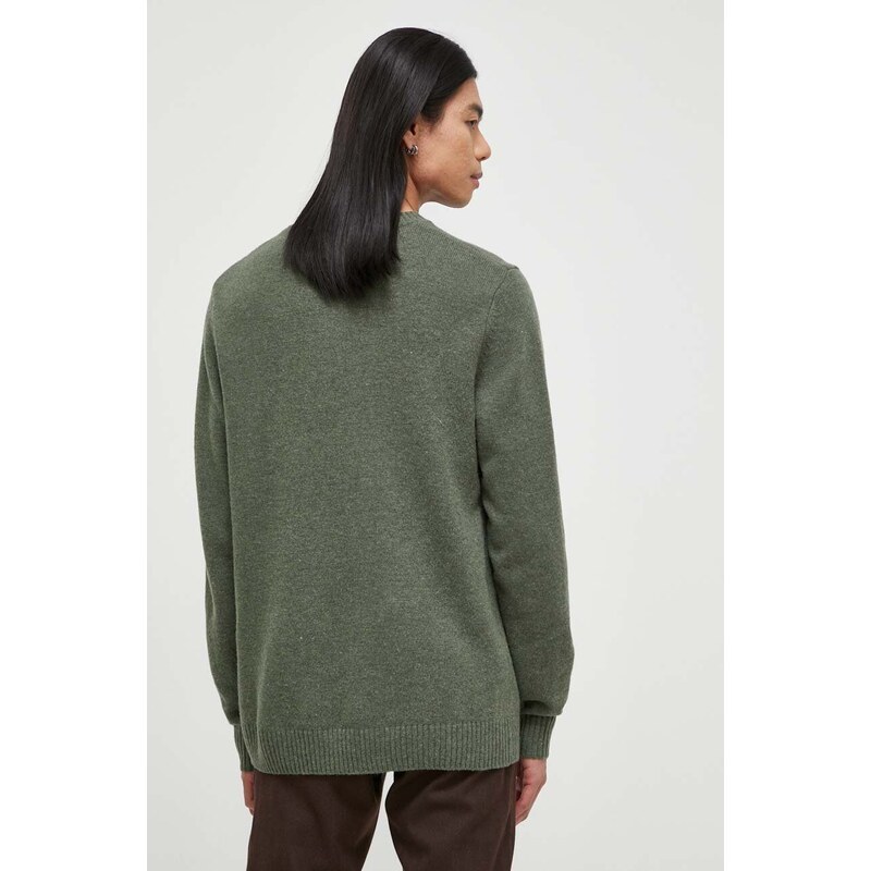 Levi's maglione in lana uomo colore verde
