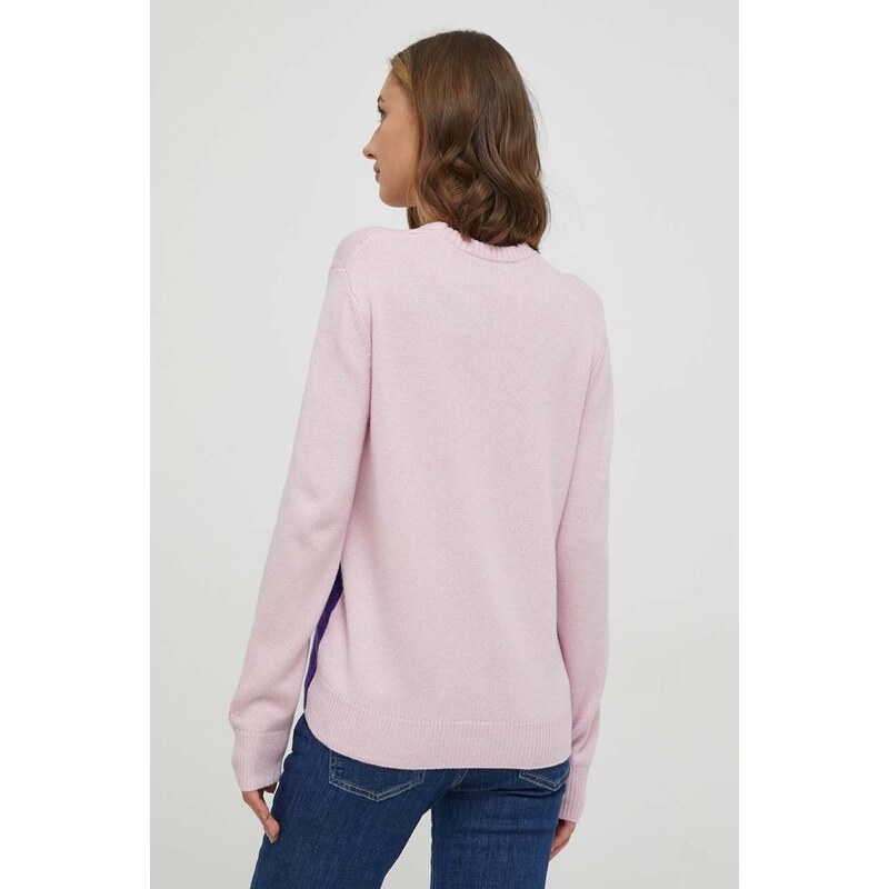 MC2 Saint Barth maglione in lana donna colore rosa