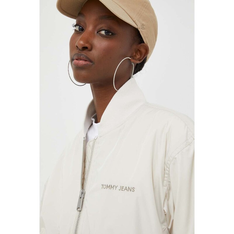 Tommy Jeans giacca bomber donna colore beige