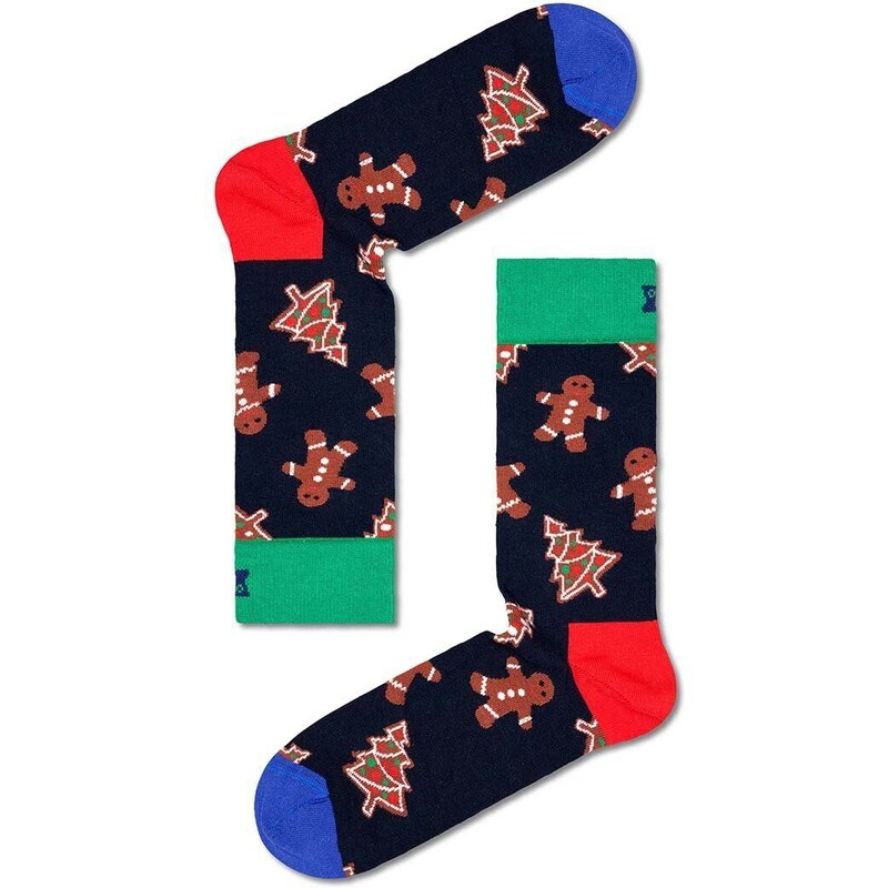 Happy Socks calzini Christmas colore blu navy