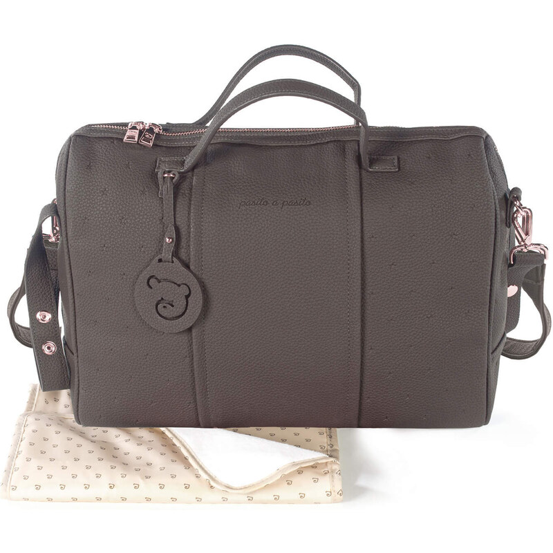 JU'STO Manici Corti Per Borse Componibili In Ecopelle – Colore Nero – Chiusura A Fibbia – MCE0001