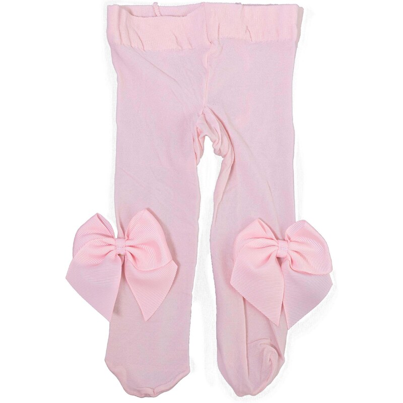 2 Paia Collant Neonata In Microfibra - 40 DEN, Made In Italy, Bianco 18 Mesi