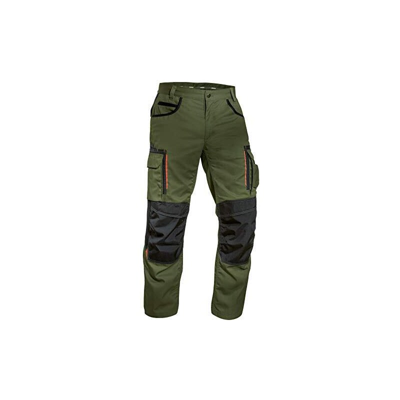 Pantaloni Cargo Uomo Da Lavoro In Cotone - 7 Tasche, Comodi E Resistenti, Taglie Forti