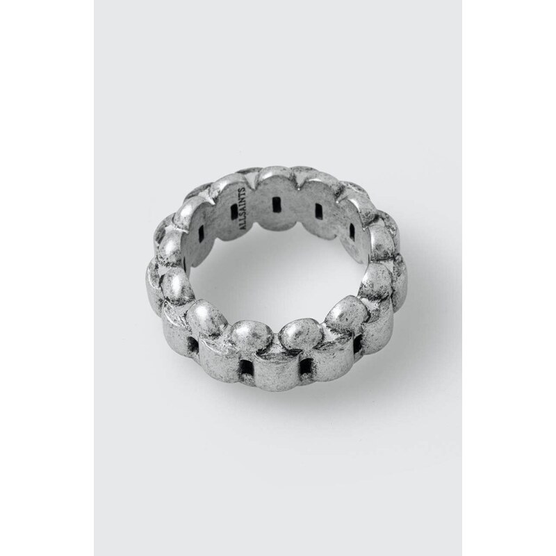 AllSaints anello in argento