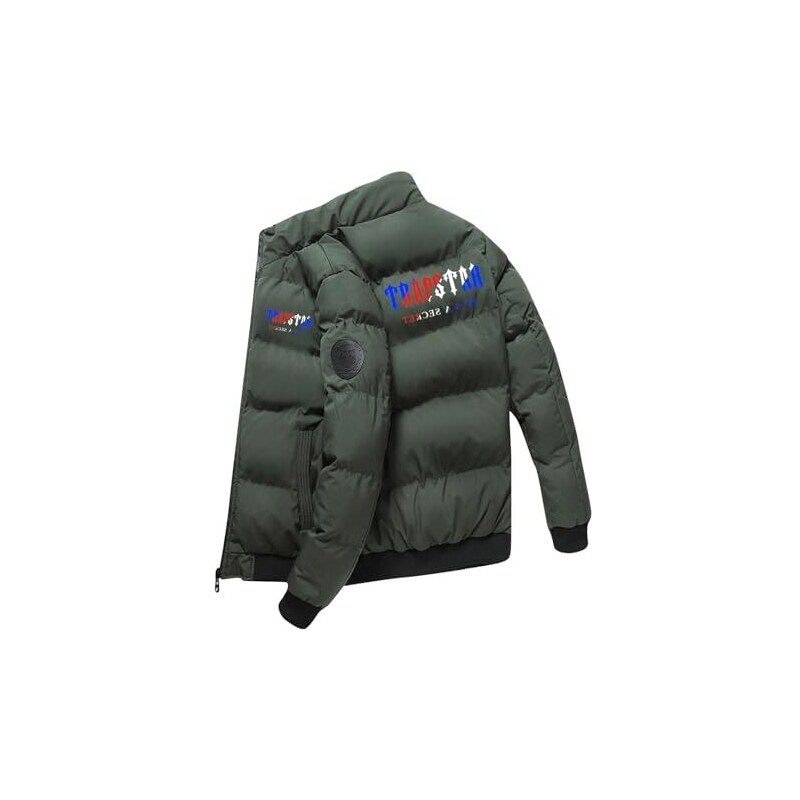 VVNHJA Trapstar London Piumino Leggero da Uomo Cappotto Imbottito Invernale Caldo for Esterno