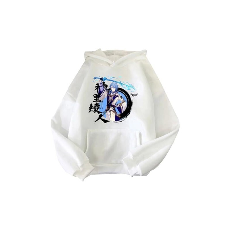 Felpa Genshin Impact Tartaglia Cosplay - Cappuccio Con Maschera, Zip Completa, Unisex
