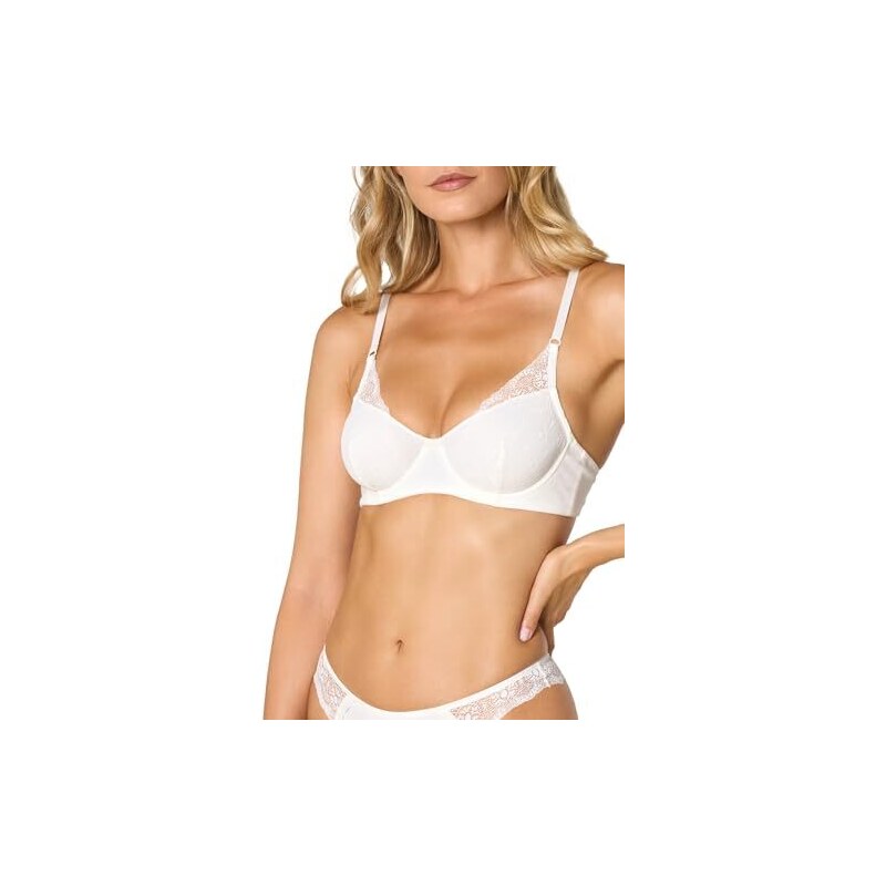 Reggiseno A Fascia Con Coppe Morbide E Fascia In Silicone - Bianco, Coppa B - Foto 10