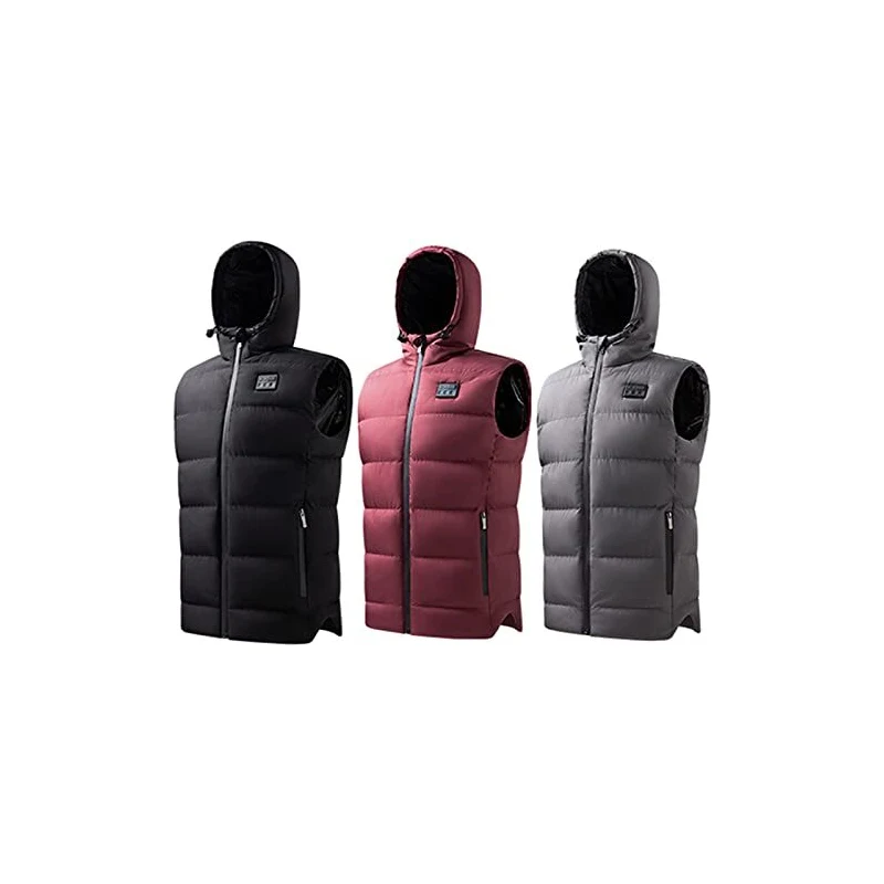 Gilet Riscaldabile Unisex Con Batteria (non Inclusa) - 3 Temperature, 28 Zone Di Calore - Giacca Invernale Leggera Per Outdoor, Sci E Campeggio - 4