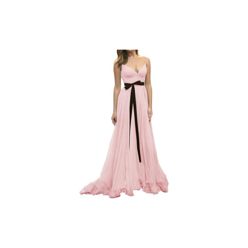 SAYNO Abiti Da Damigella D'onore A Sirena Con Una Spalla In Raso Abiti Da Festa Formale Con Fessura Rosa Polvere 62 Piu 128045924