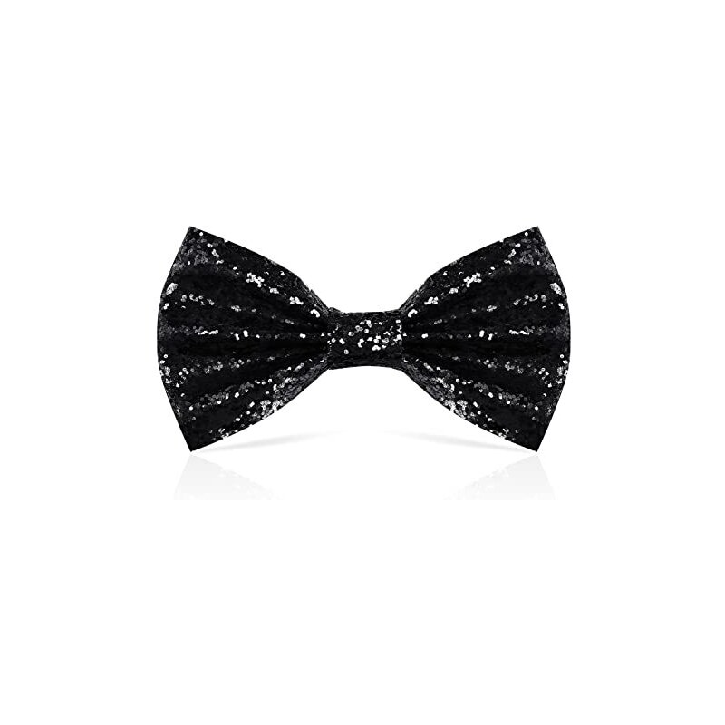 3 Papillon Con Paillettes Regolabili - Accessorio Elegante Per Feste, Matrimoni E Carnevale - Foto 6