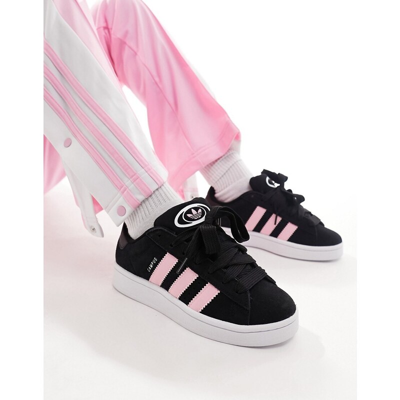 adidas Originals - Campus 00s - Sneakers nere e rosa-Nero