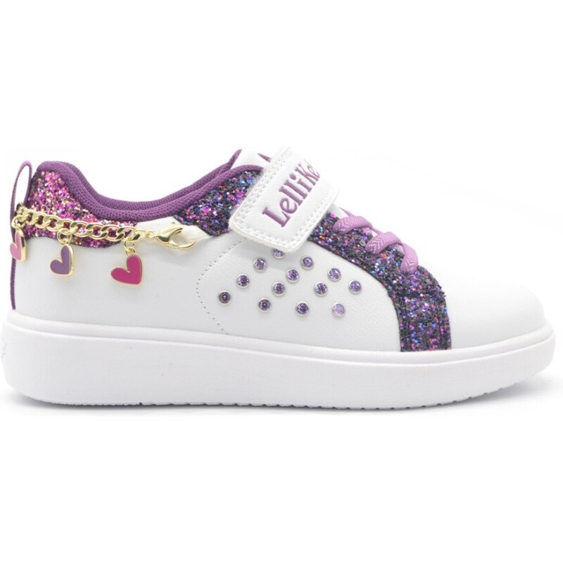 Lelli Kelly Gioiello - Scarpe Da Bambina Bianche E Rosa In Pelle Con Accessorio Braccialetto