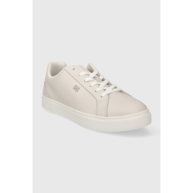 Tommy Hilfiger sneakers in pelle ESSENTIAL COURT SNEAKER colore bianco FW0FW07686
