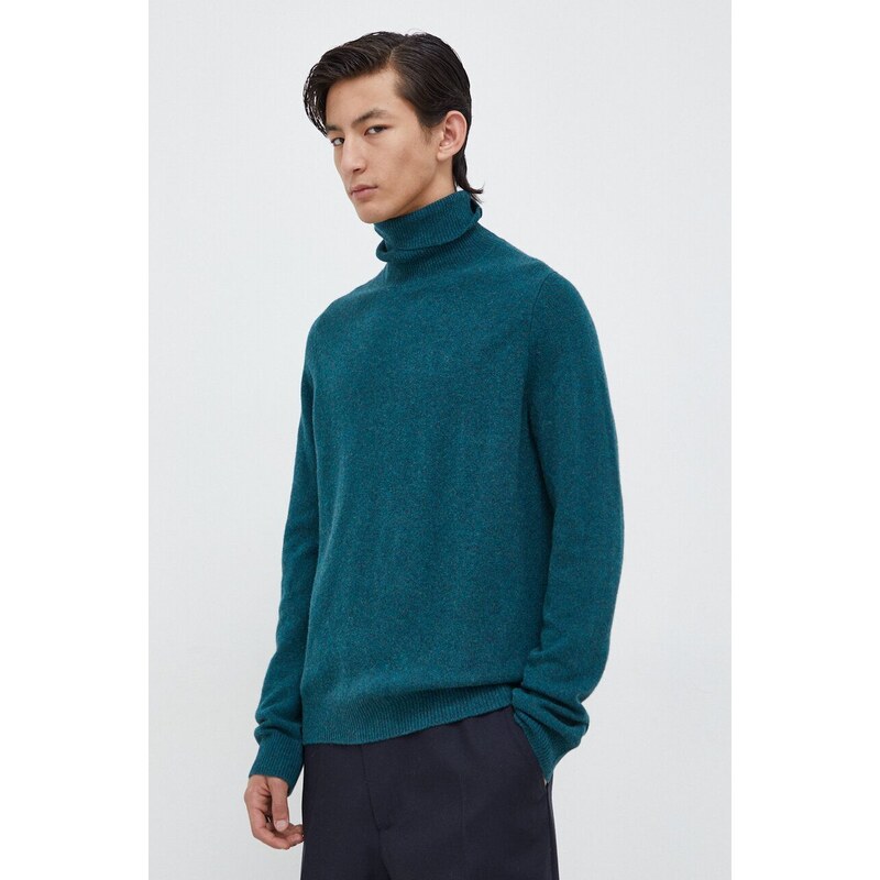 Samsoe Samsoe maglione in lana uomo colore verde