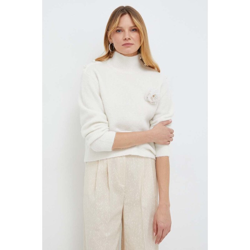 Custommade maglione in lana donna colore beige
