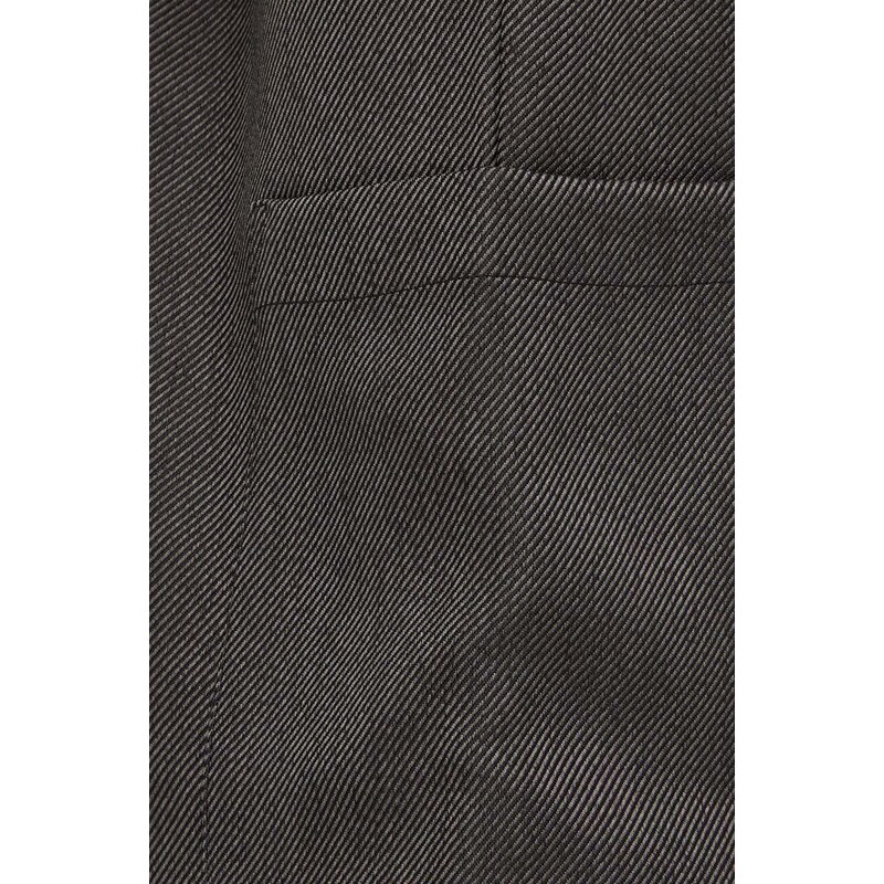 Gestuz pantaloni donna colore grigio