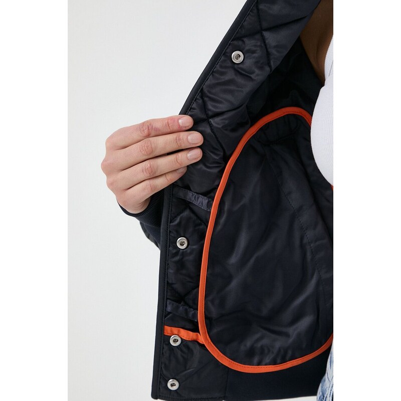 Boss Orange giacca bomber donna colore blu navy