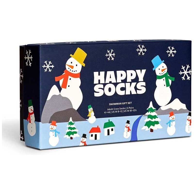Happy Socks calzini Snowman Socks Gift Set pacco da 3