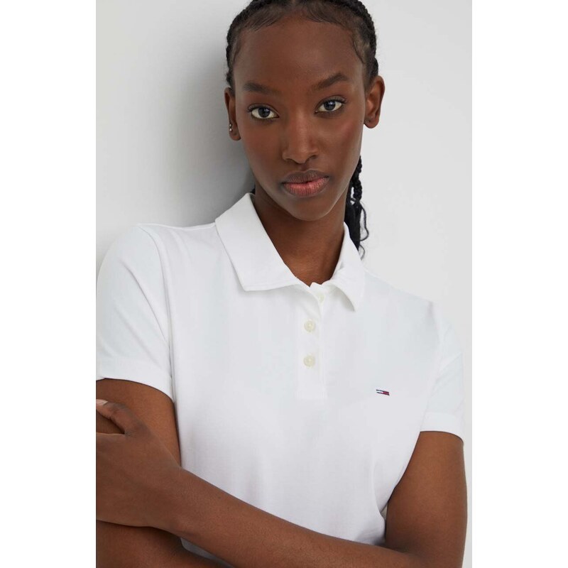 Tommy Jeans polo donna colore beige