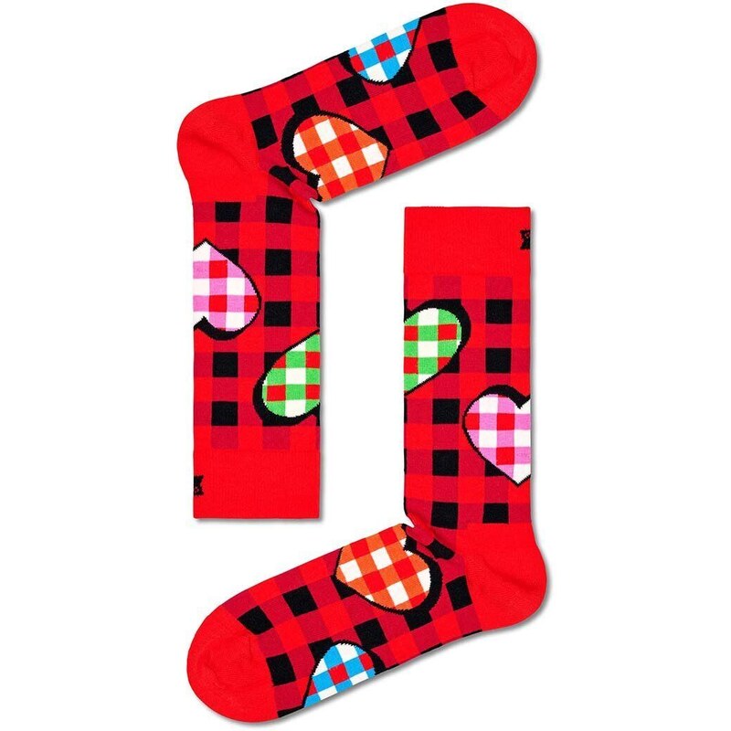 Happy Socks calzini Bauble Sock Gift Box colore rosso