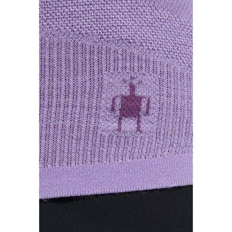 Smartwool longsleeve funzionale Intraknit Thermal Merino colore violetto