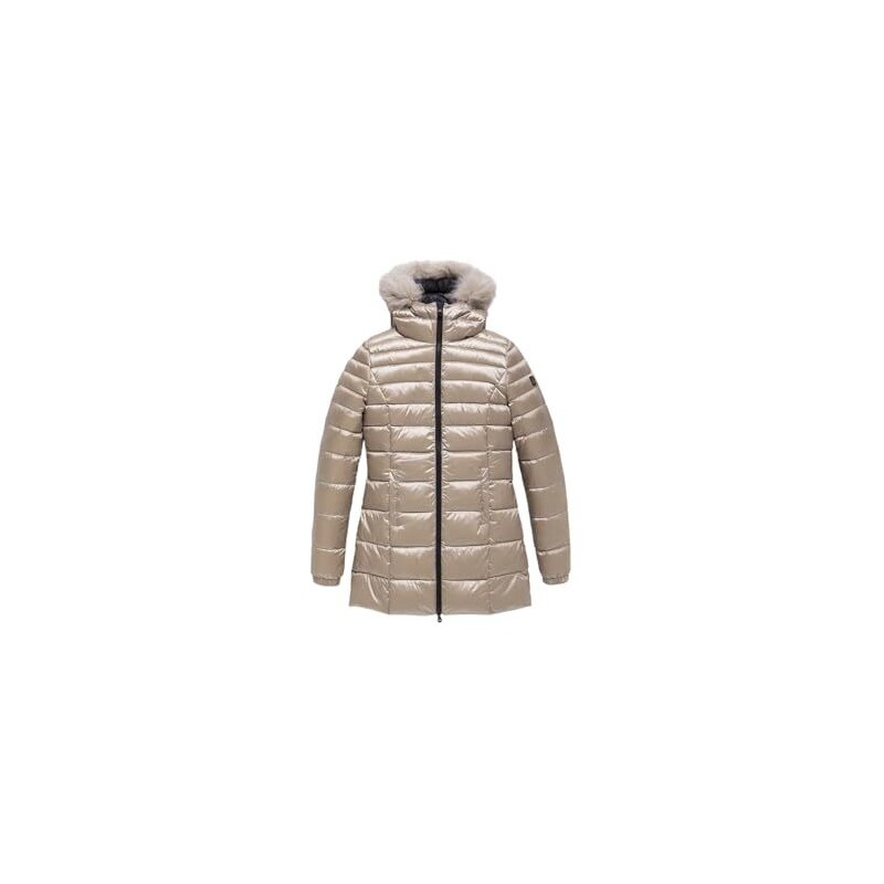 RefrigiWear Piumino Lungo Con Cappuccio Long Mead Fur Jacket  23AIRW0W98101RA0035000000 Beige 