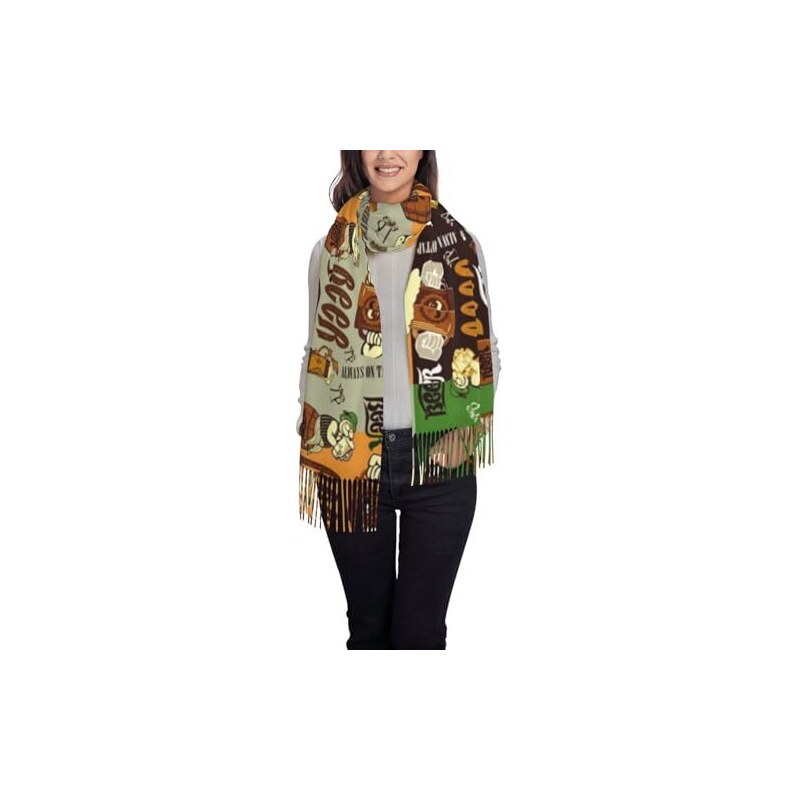 Scaldacollo Unisex Con Stampa Cavallo Marrone - Multifunzione: Passamontagna, Sciarpa, Bandana, Maschera, Materiale Poliestere Traspirante