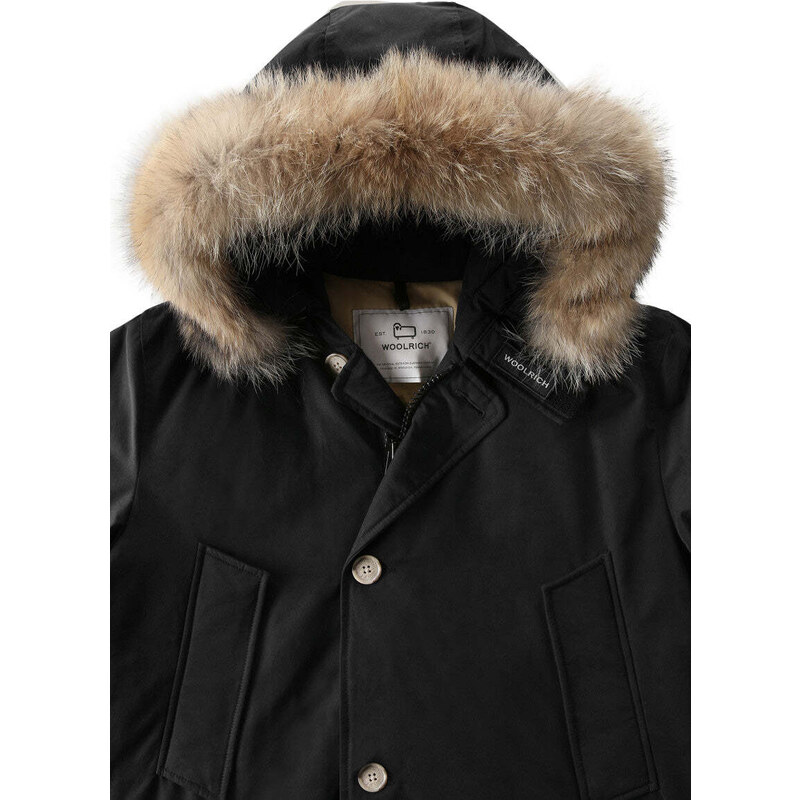 Woolrich Arctic Parka Detachable Fur Nero Uomo,Ner