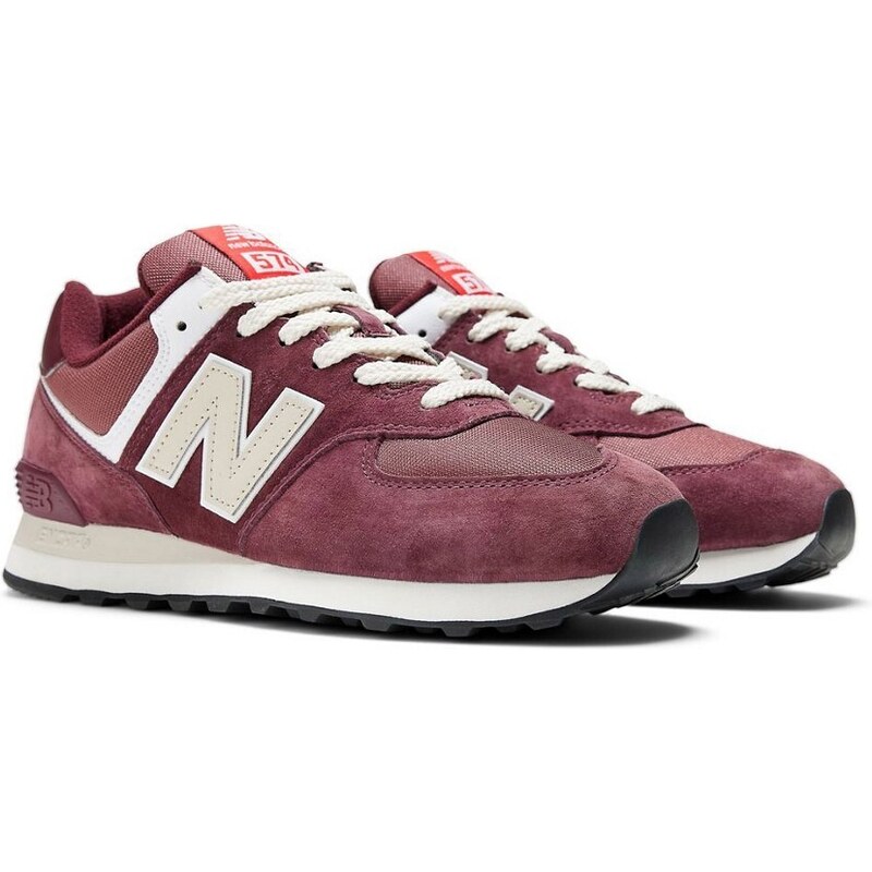 New Balance - 574 - Sneakers rosse-Rosso