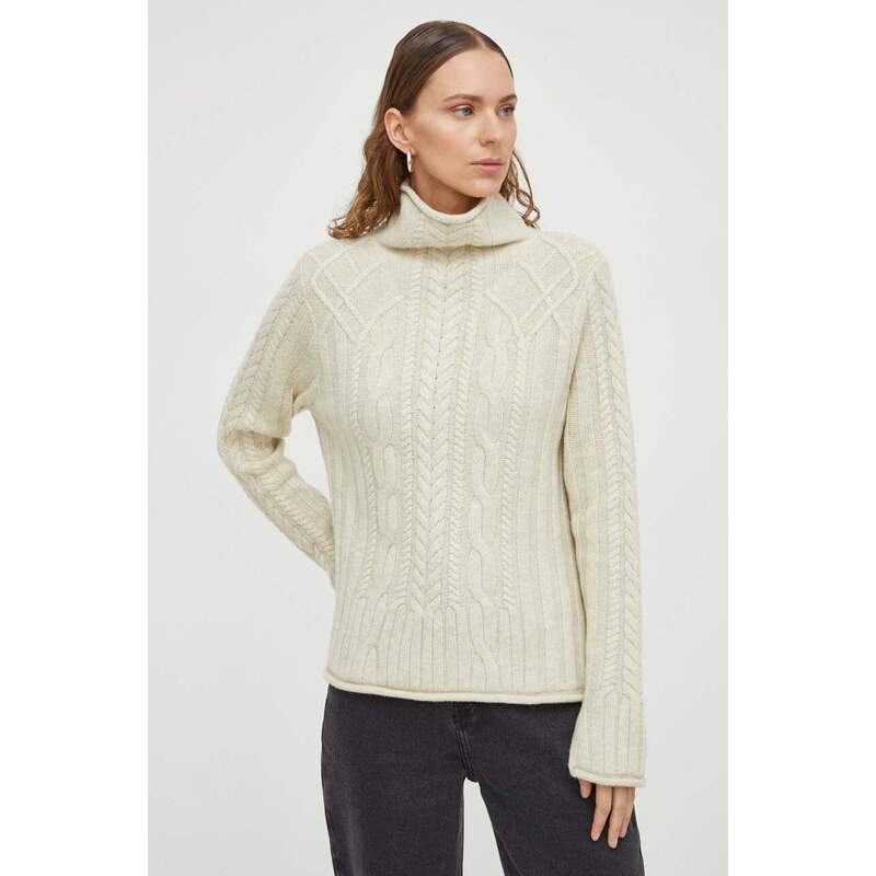 Lovechild maglione in lana donna colore beige