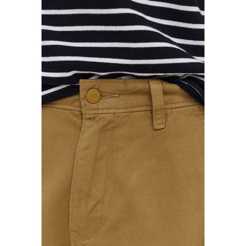 Levi's pantaloni in cotone colore giallo