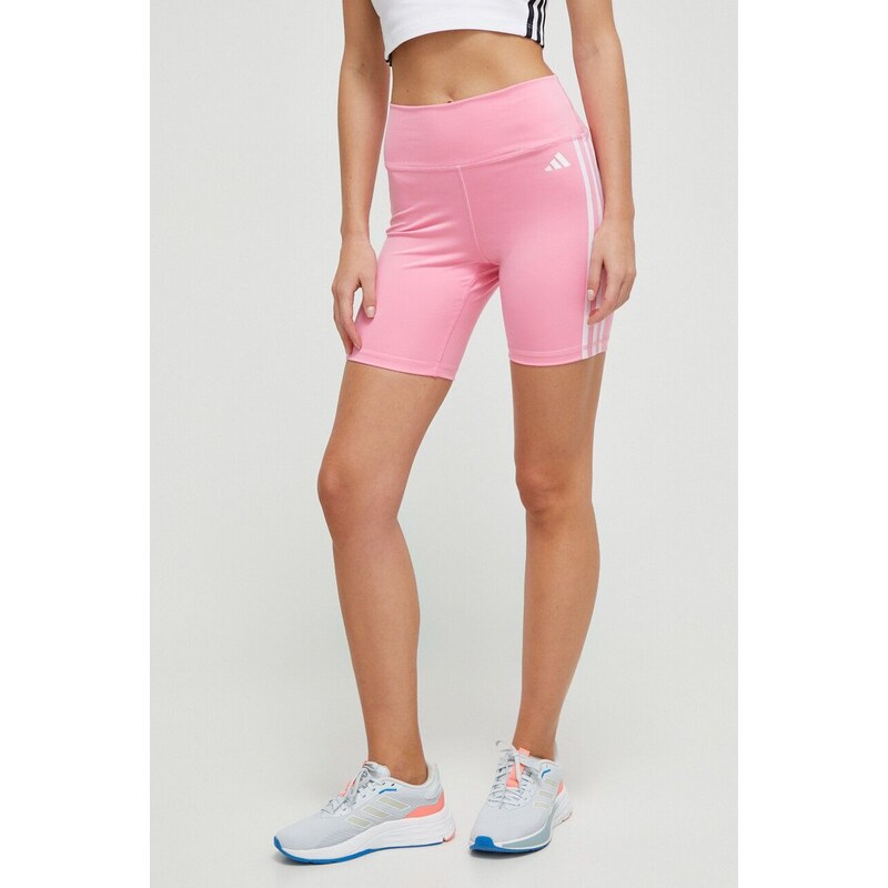 adidas Performance pantaloncini da allenamento Training Essentials colore rosa con applicazione IS4206