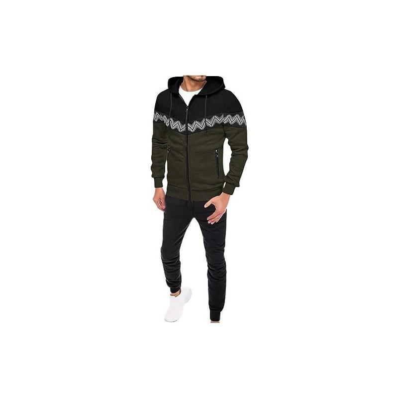 Saingace Tuta Uomo Invernale Felpata Completo Tuta Uomo Completa Lucida Tuta Per Calcio Tuta Sportiva Uomo Invernale Tuta Triacetato Bambino Tuta Completa Uomo Felpata Tuta Uomo Verde Nero
