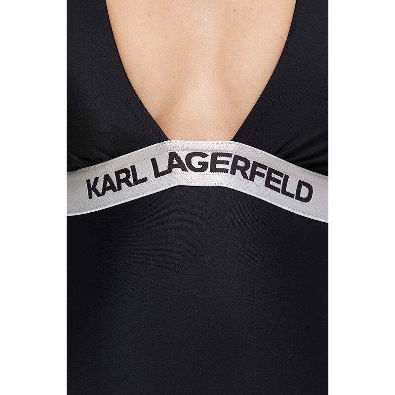 Karl Lagerfeld costume da bagno intero colore nero