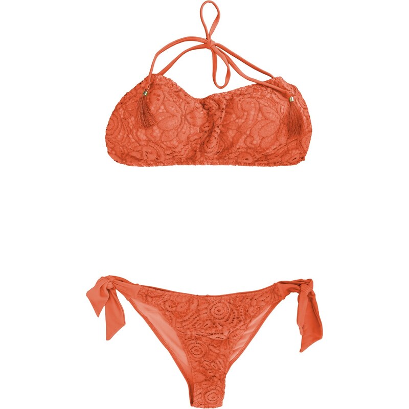 4GIVENESS FGBW2237 Orange Bikini-S Arancione Poliammide/Elastan/Poliestere