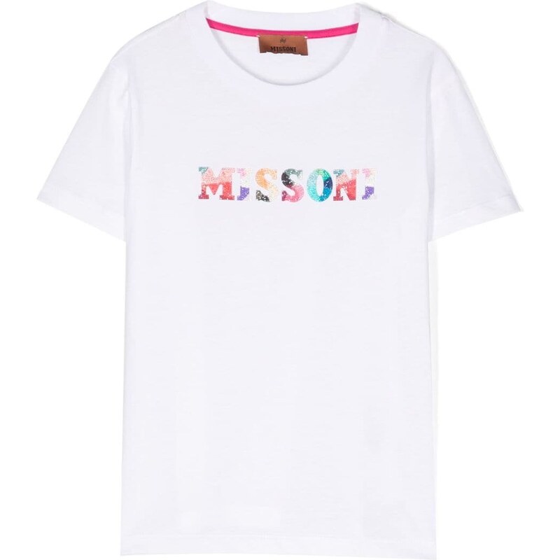 MISSONI KIDS T-shirt Bambina Bianco Cotone