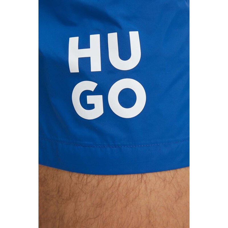 HUGO pantaloncini da bagno colore blu