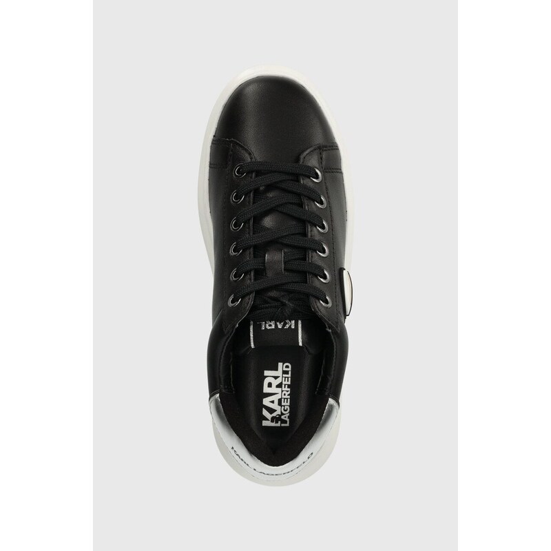 Karl Lagerfeld sneakers in pelle KAPRI colore nero KL62530N