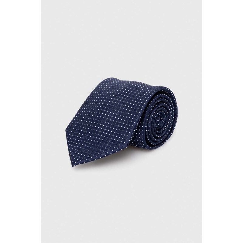 Michael Kors cravatta in seta colore blu navy