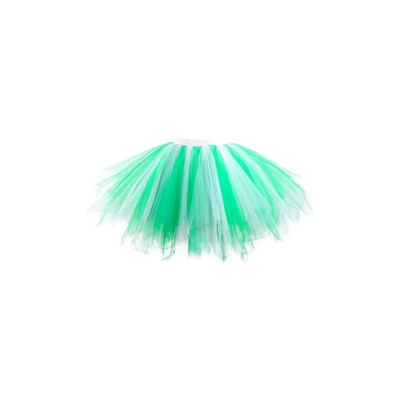 hoyuwak Confezione da 2 gonne tutù in tulle da donna, a 5 strati