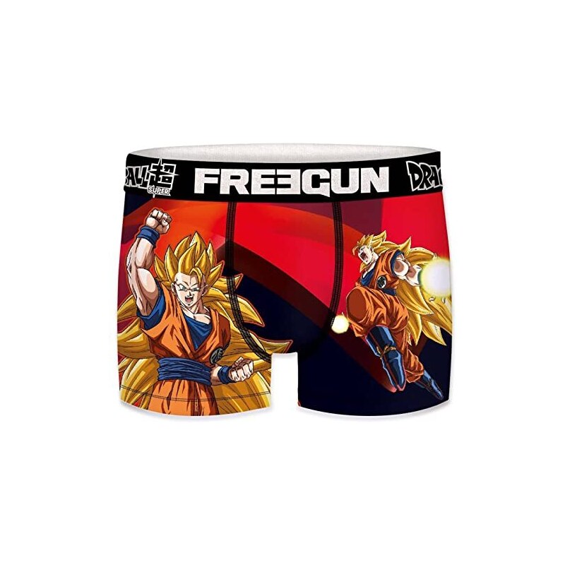 Boxer Homme FREEGUN Dragon Ball Super - Collection Officielle Goku Beerus