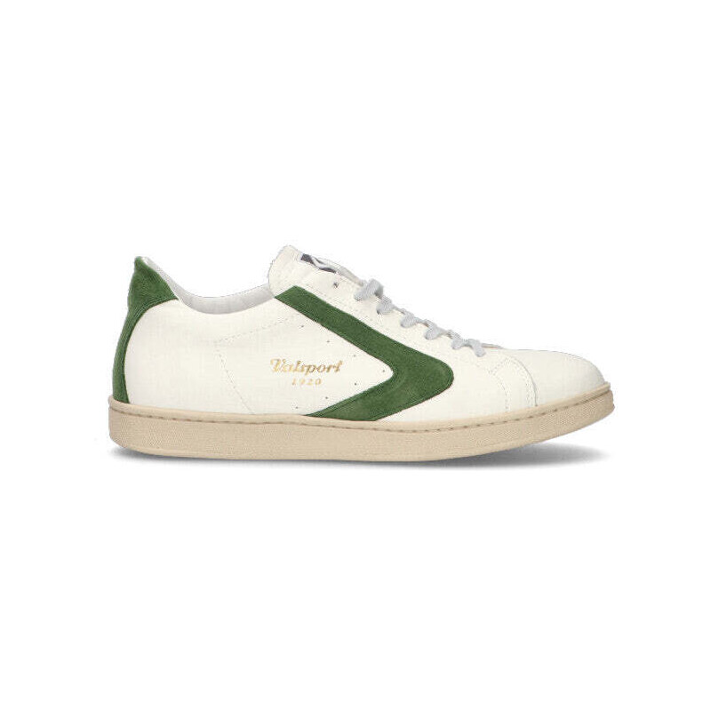 VALSPORT TOURNAMENT Sneaker uomo bianca/verde in suede SNEAKERS