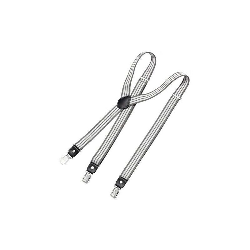 Sencillo Bretelle Da Uomo A Forma Y Con Clip Robusti – Lunghezza 110 Cm, Larghezza 3,5 Cm – Adatte Fino A 1,93 M – Qualità Tedesca