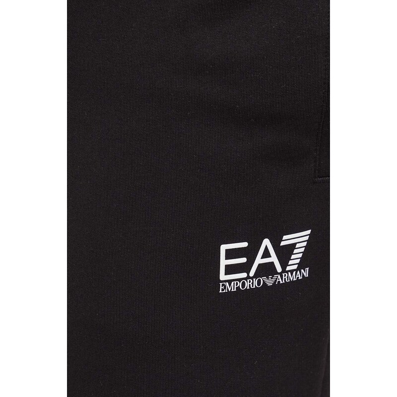 EA7 Emporio Armani tuta in lana colore nero