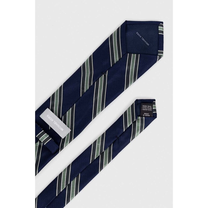 Michael Kors cravatta in seta colore verde