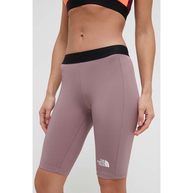 The North Face pantaloncini da allenamento colore rosa