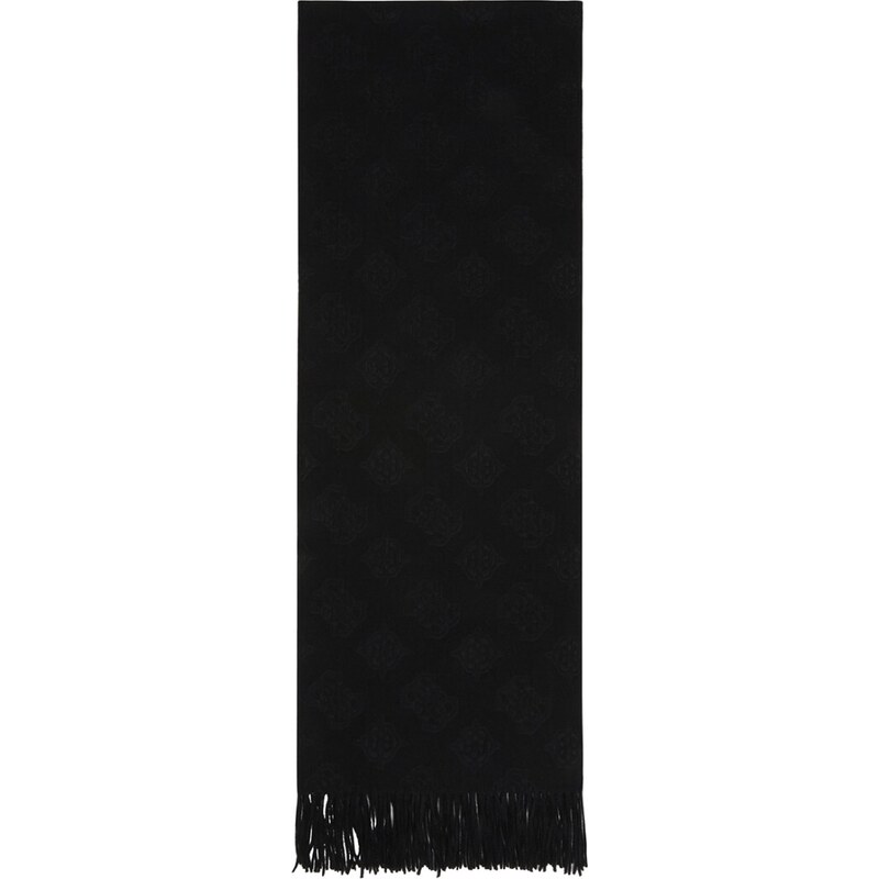 écharpe Noir Blanc Multicolore Sciarpa Donna Scialle Guess Black C25GU62 AW5197POL03 NERO écharpe Guess Logo