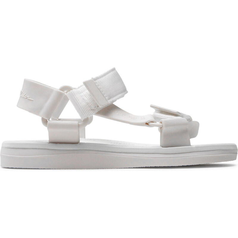 Sandali Melissa Forma Donna Con Plateau E Tacco Trasparenti - Profumati, Plantare Imbottito In Ecopelle, Tacco 55mm - 3