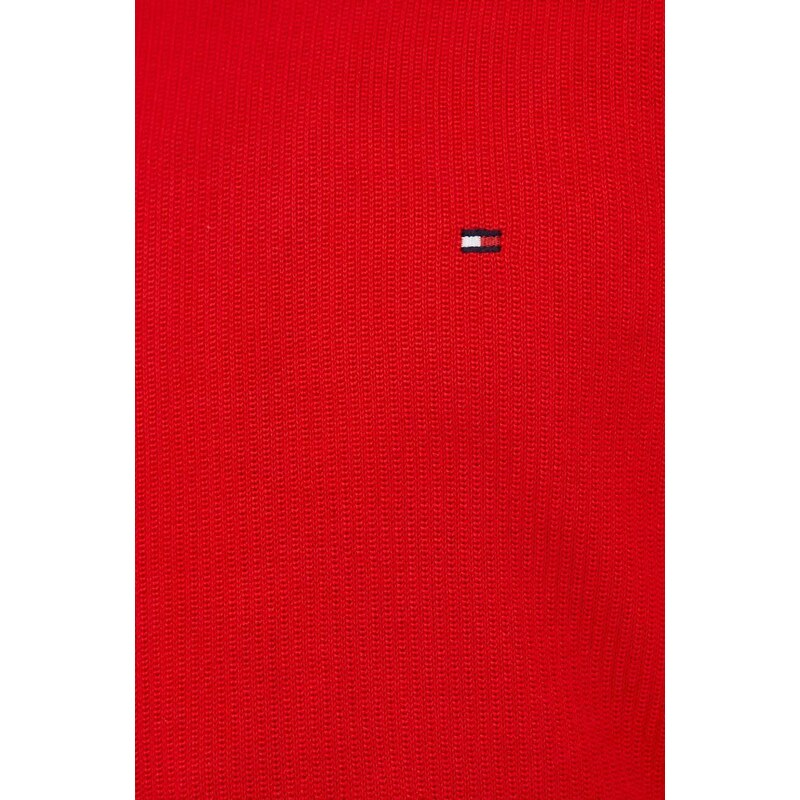 Tommy Hilfiger maglione in cotone colore rosso