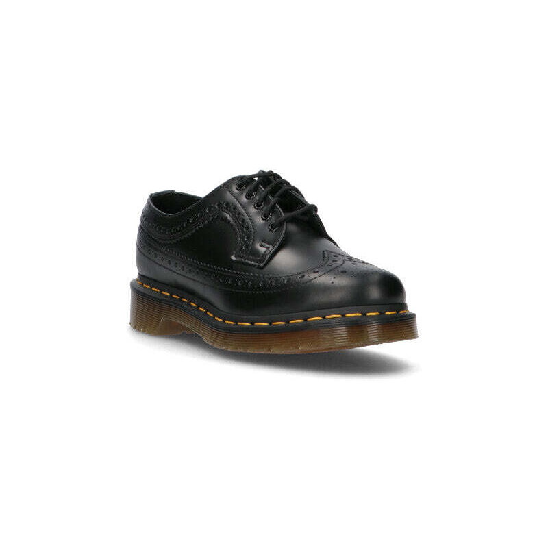 DR. MARTENS Stringata donna nera in pelle SCARPA